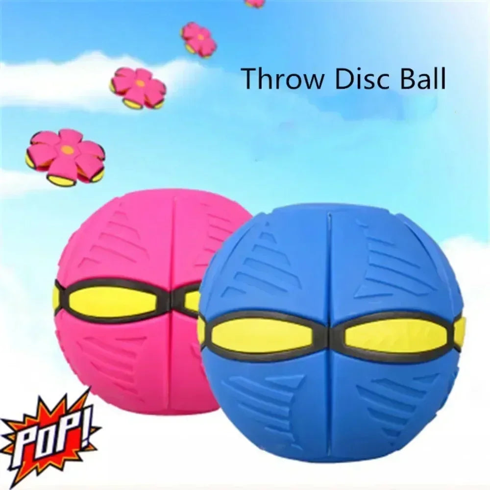 Dog Toys Outdoor Fun Toys Boy Girls Flying Saucer Ball Magic