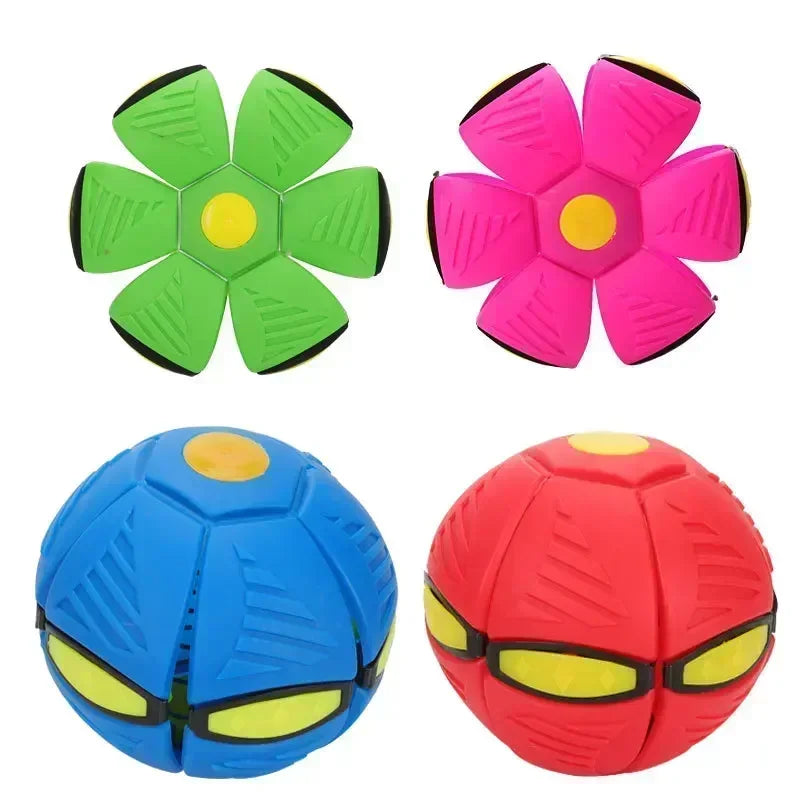 Dog Toys Outdoor Fun Toys Boy Girls Flying Saucer Ball Magic