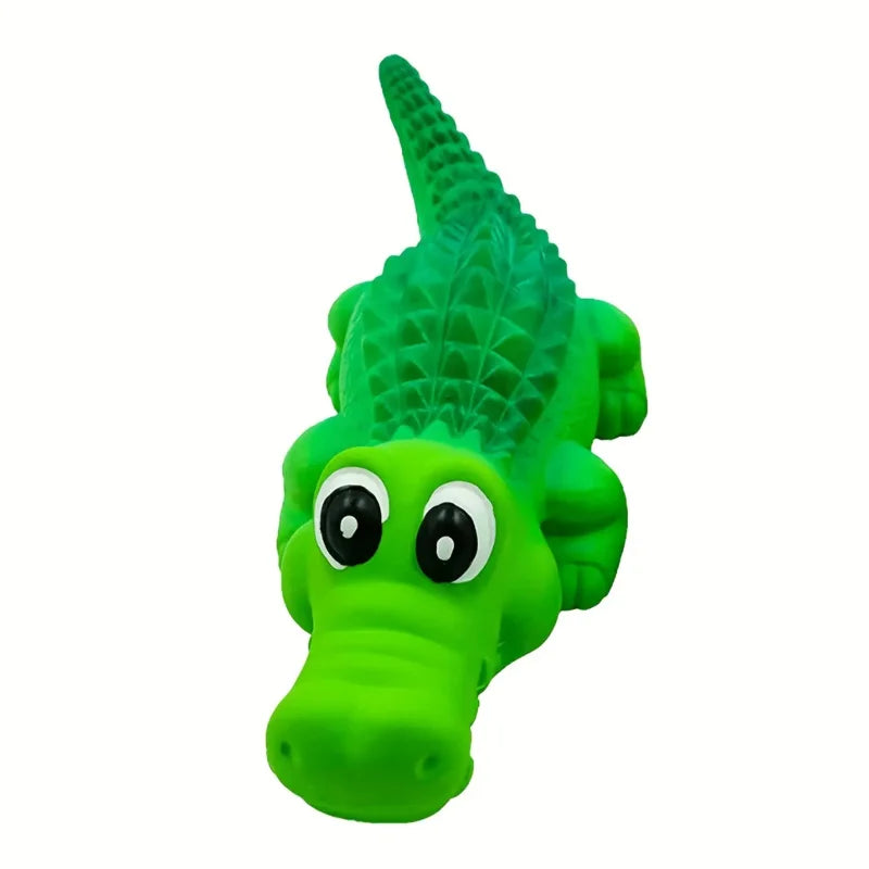 Large -Duty Latex Chew Toy for Aggressive Chewers- Shark Dog Chew Bone