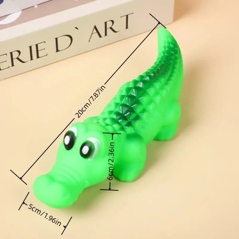 Large -Duty Latex Chew Toy for Aggressive Chewers- Shark Dog Chew Bone